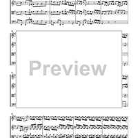 Brandenburg Concerto No. 3 - Score