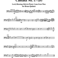 Cantata No. 17 - Trombone