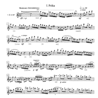 Bündner Tänze Op.108b - B-flat Clarinet 1