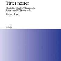 Pater Noster - Choral Score