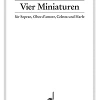 4 Miniatures - Score and Parts