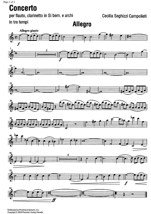 Concerto - Violin 1