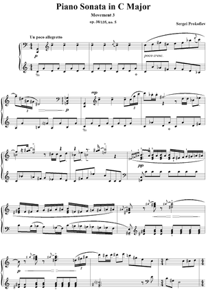 Piano Sonata in C Major, Op. 38/135, Movement 3