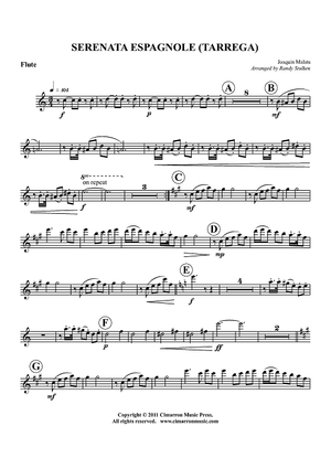 Serenata Espagnole (Tarrega) - Flute
