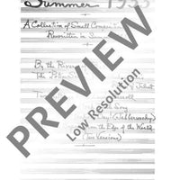 Summer 1955 - Full Score