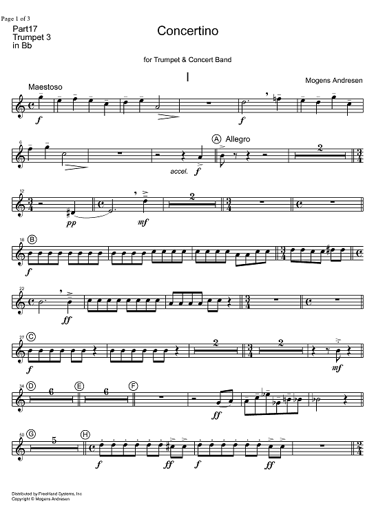 Concertino - Trumpet 3