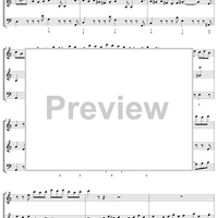 Trio Sonata in C major, movt. 4  - BWV1037 - Score