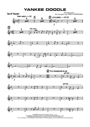 Yankee Doodle - B-flat Trumpet 3