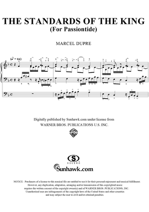 The Standards of the King, from Sixteen Chorales "Le Tombeau de Titelouze", Op. 38, No. 9