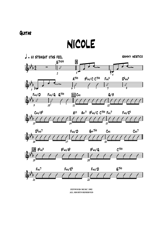 Nicole - Guitar
