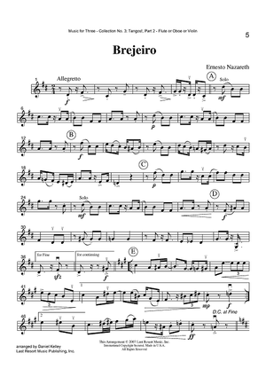 Brejeiro - Part 2 Flute, Oboe or Violin