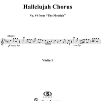 Hallelujah Chorus - Violin 1