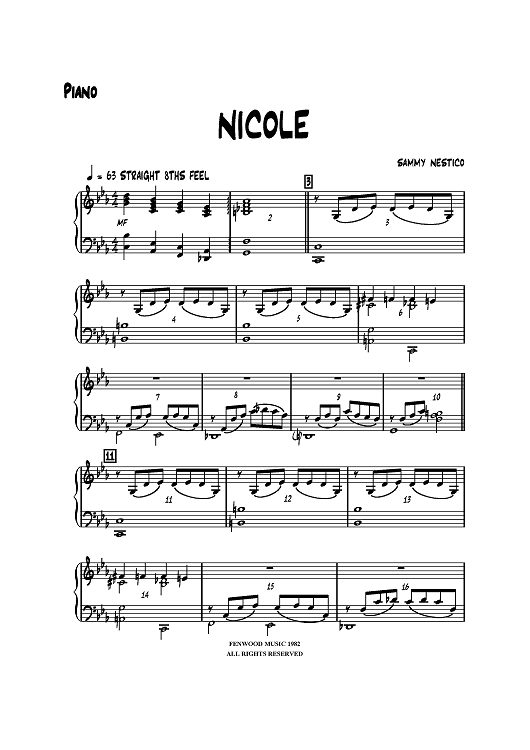 Nicole - Piano