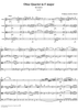 Oboe Quartet, K370, Movement 1 - Score