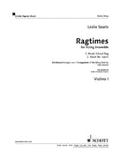Ragtimes for String Ensemble - Violin I