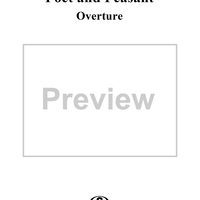 Poet and Peasant: Overture - Condensed Score