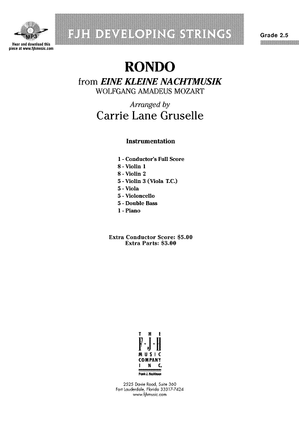 Rondo from Eine Kleine Nachtmusik - Score
