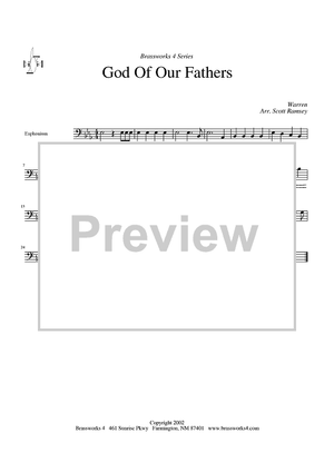 God of Our Fathers - Euphonium