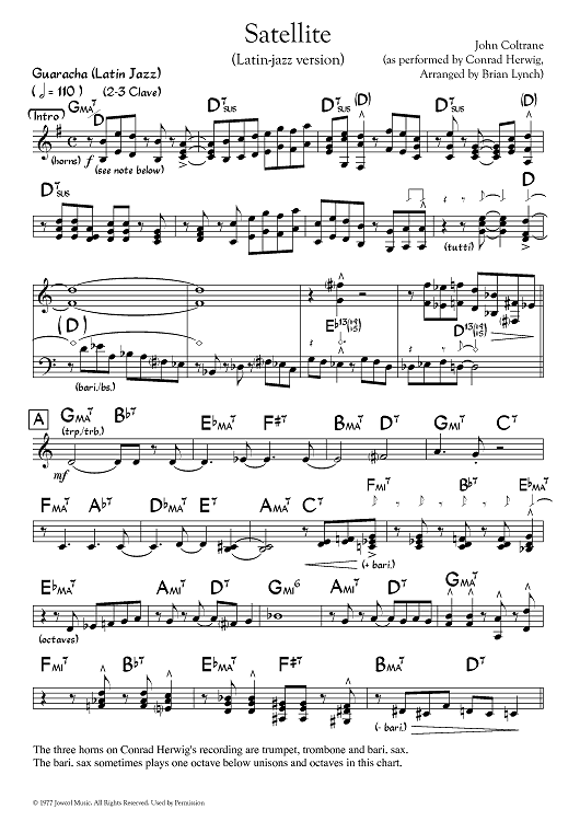 Satellite (Latin-jazz version) - C Instruments