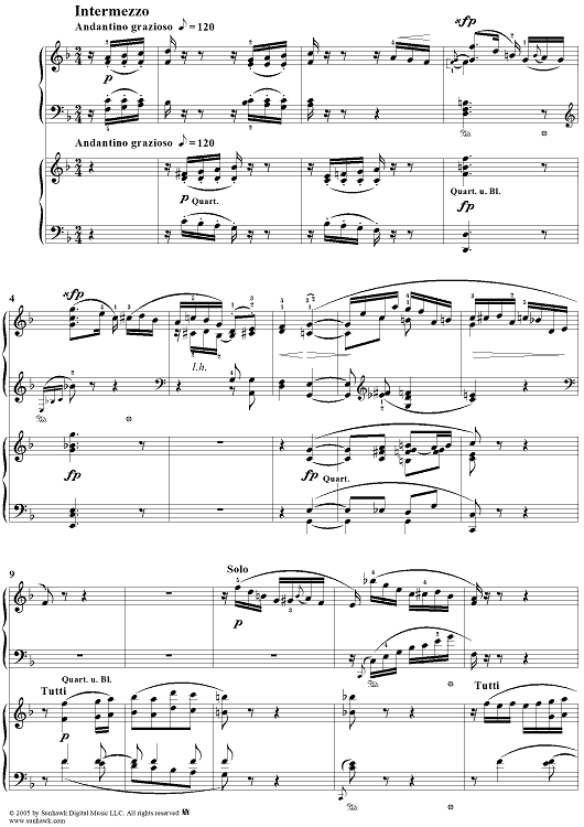 Piano Concerto In A Minor - Intermezzo