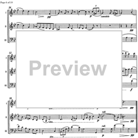 Fanfares et Chanson de Bergers - Score