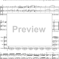 Brandenburg Concerto No. 1: Menuetto/Trio/Polonaise/Trio - Score