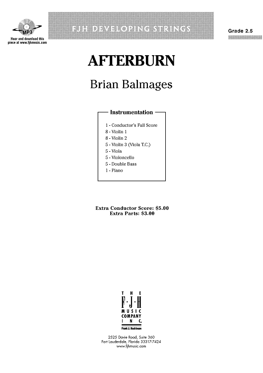 Afterburn - Score