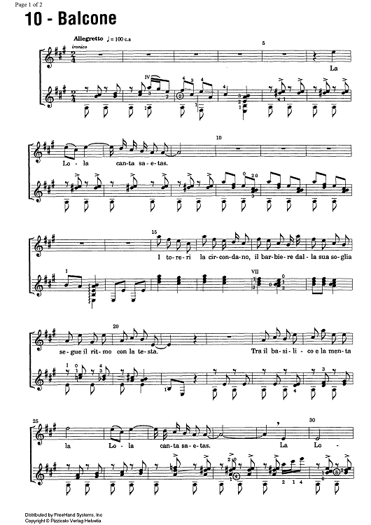 Balcone Op.41