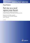 Set me as a seal upon your heart - Choral Score