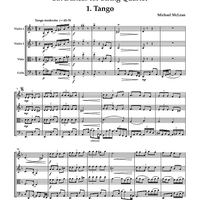 Tangos & More: Six Dances - Score