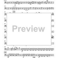 Concerto for Oboe in F Major, K. 313 for Oboe and String Quartet - Cello