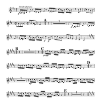 Rondo alla turca (Sonata in A, mvmt. 3) - Baritone