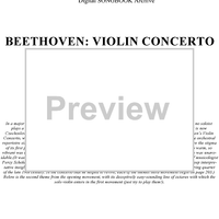 Beethoven: Violin Concerto - First Movement-Second Theme