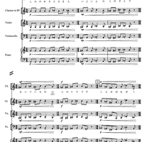 Niwatora (No. 3 from Five Lyrics of "Blue Cat") - Score