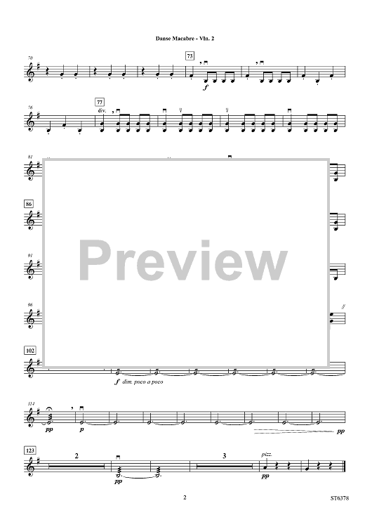 Danse macabre violin deals