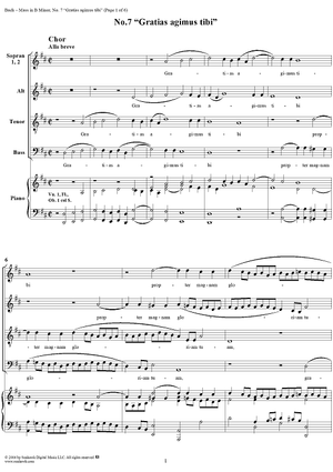 Mass in B Minor, BWV232, No. 7: "Gratias agimus tibi"