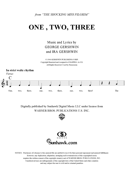 One, Two, Three