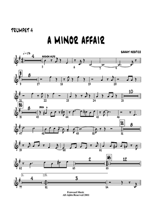 A Minor Affair - Trumpet 4