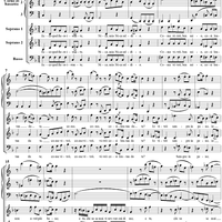 "Ecco quel fiero istante", notturno, K436 - Full Score