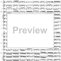 Brandenburg Concerto No. 1: Allegro - Score