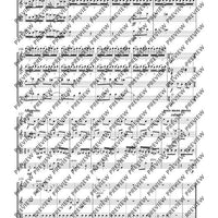 String quartet no. 4 - Score and Parts