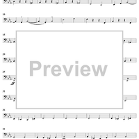 String Octet in E-flat Major, Op. 20 - Cello 2