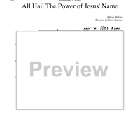 All Hail the Power of Jesus' Name - Descant in C BC