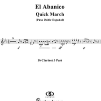 El Abanico - Clarinet 3