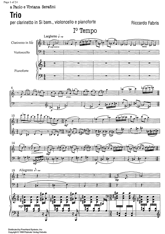 Trio - Score