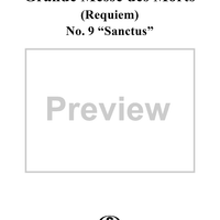 Grande Messe des Morts (Requiem), No. 9: Sanctus