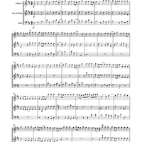 Hornpipe from Water Music - Score