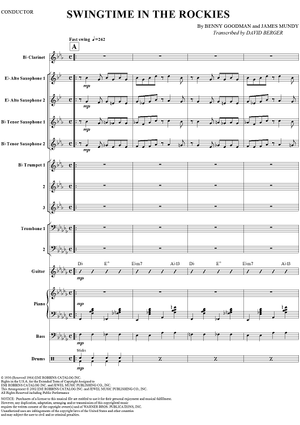 Swingtime in the Rockies - Conductor's Score