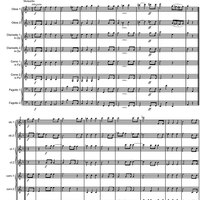 Octet F Major D72 - Score