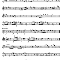 Divertimento No. 5 C Major KV187 - Flute 1